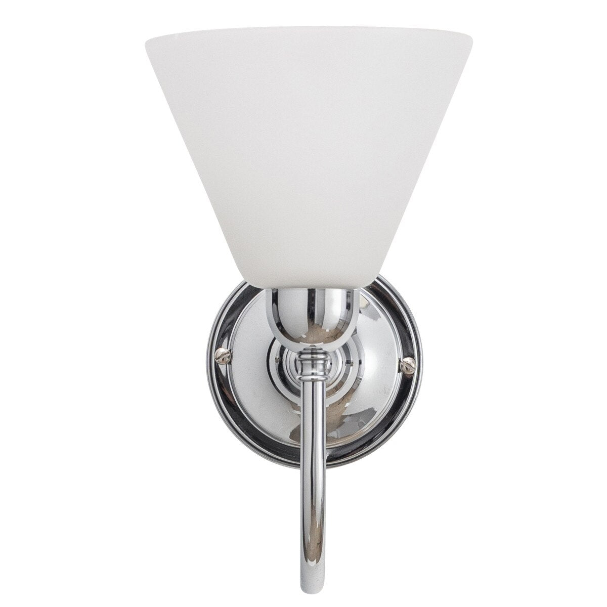 Loxton Wall Light Chrome With Cono Opal Matt Glass - 3010111