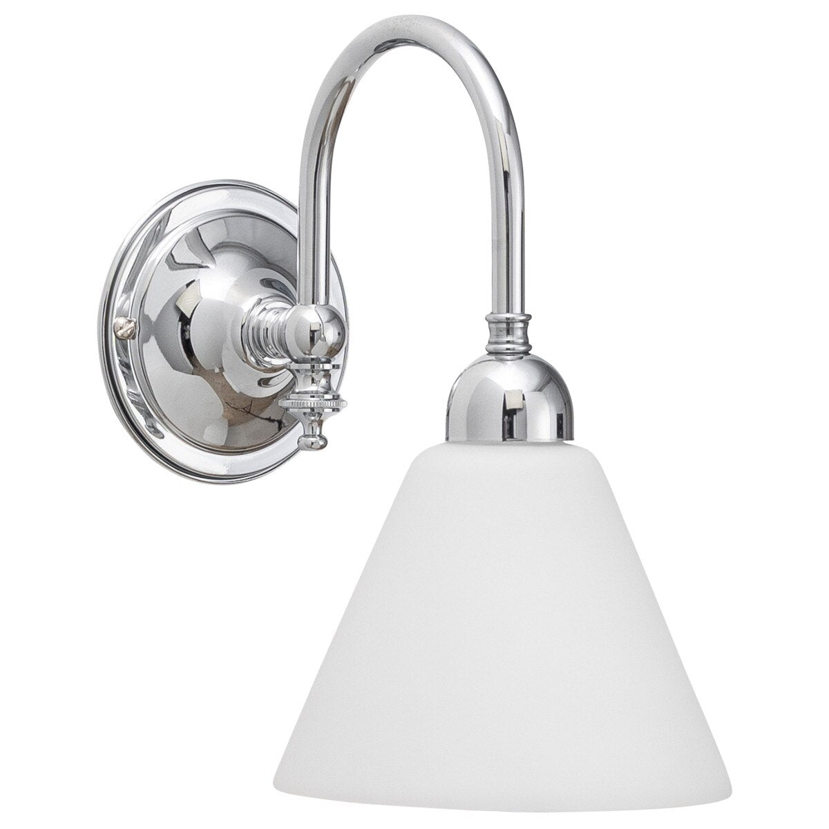Loxton Wall Light Chrome With Cono Opal Matt Glass - 3010111