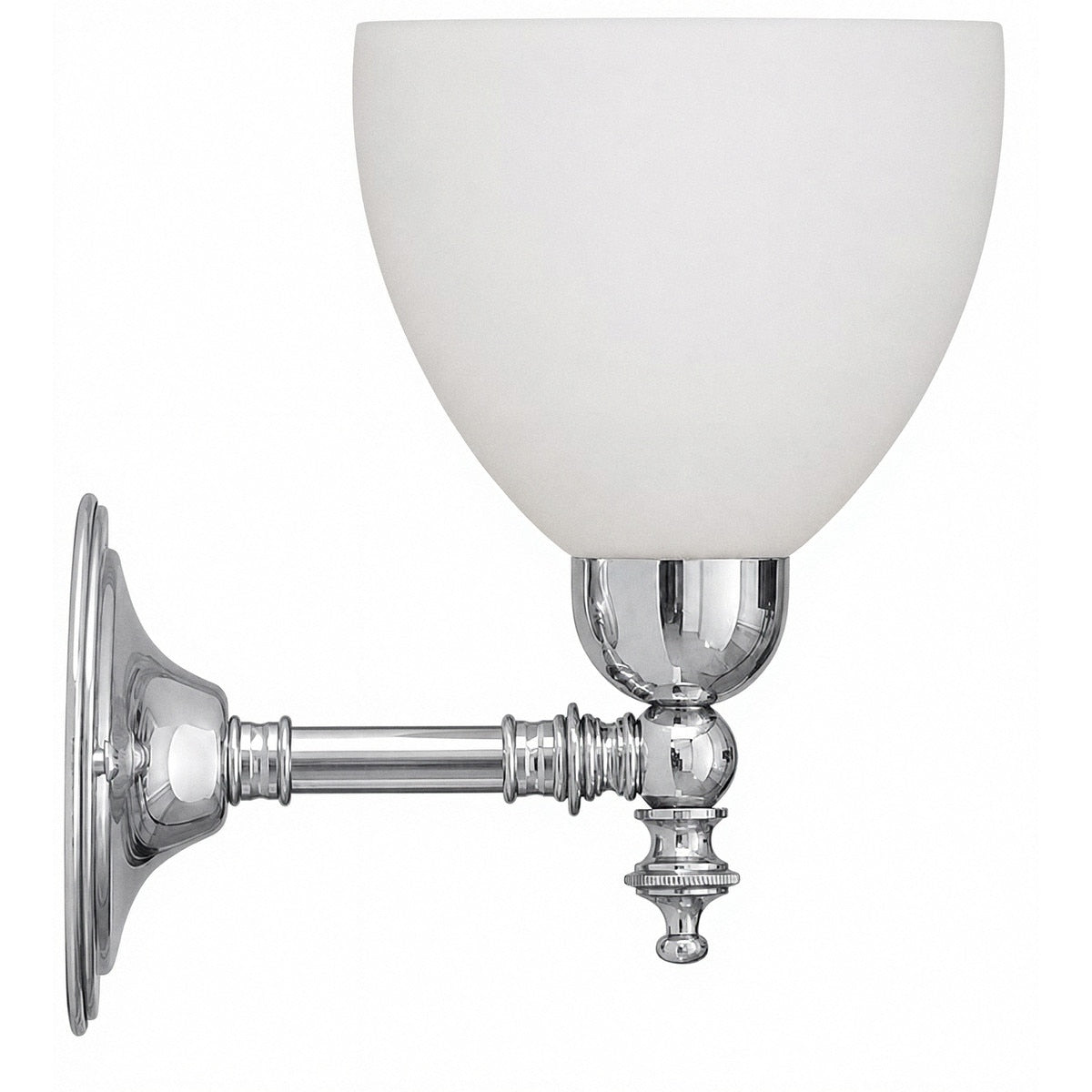 Waubra Wall Light Chrome With Decatron Opal Matt Glass - 3010217