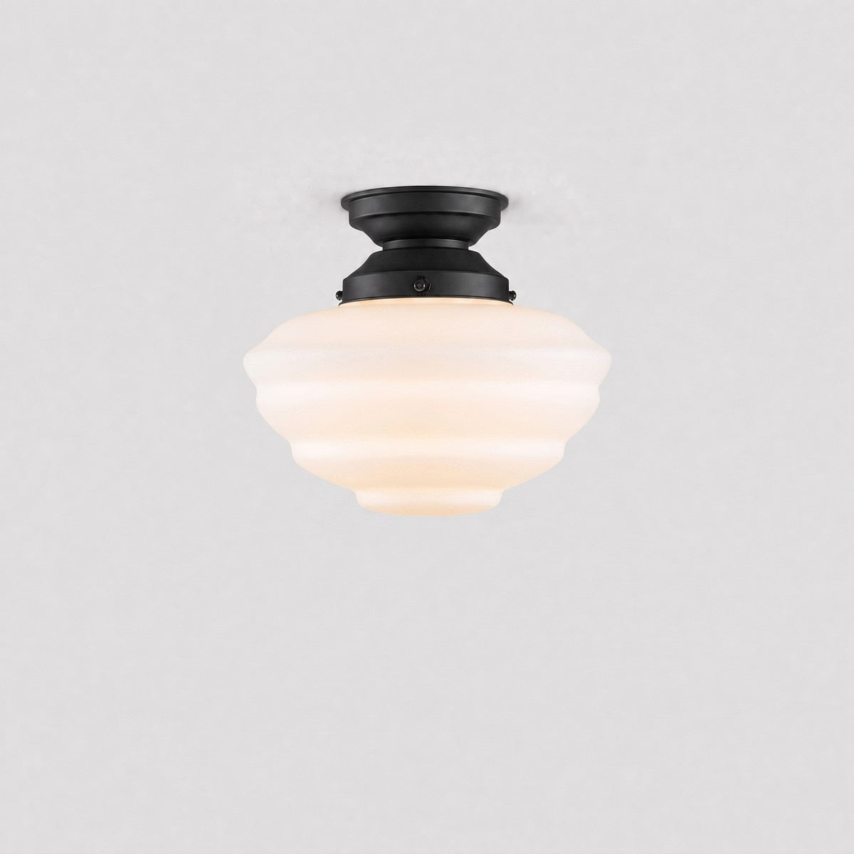 DIY Batten Fix Patina Black With Cannes Opal Matt Glass - 3020035