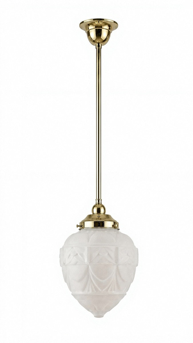 Asheville Pendant Light Polished Brass & Frost - 3090338