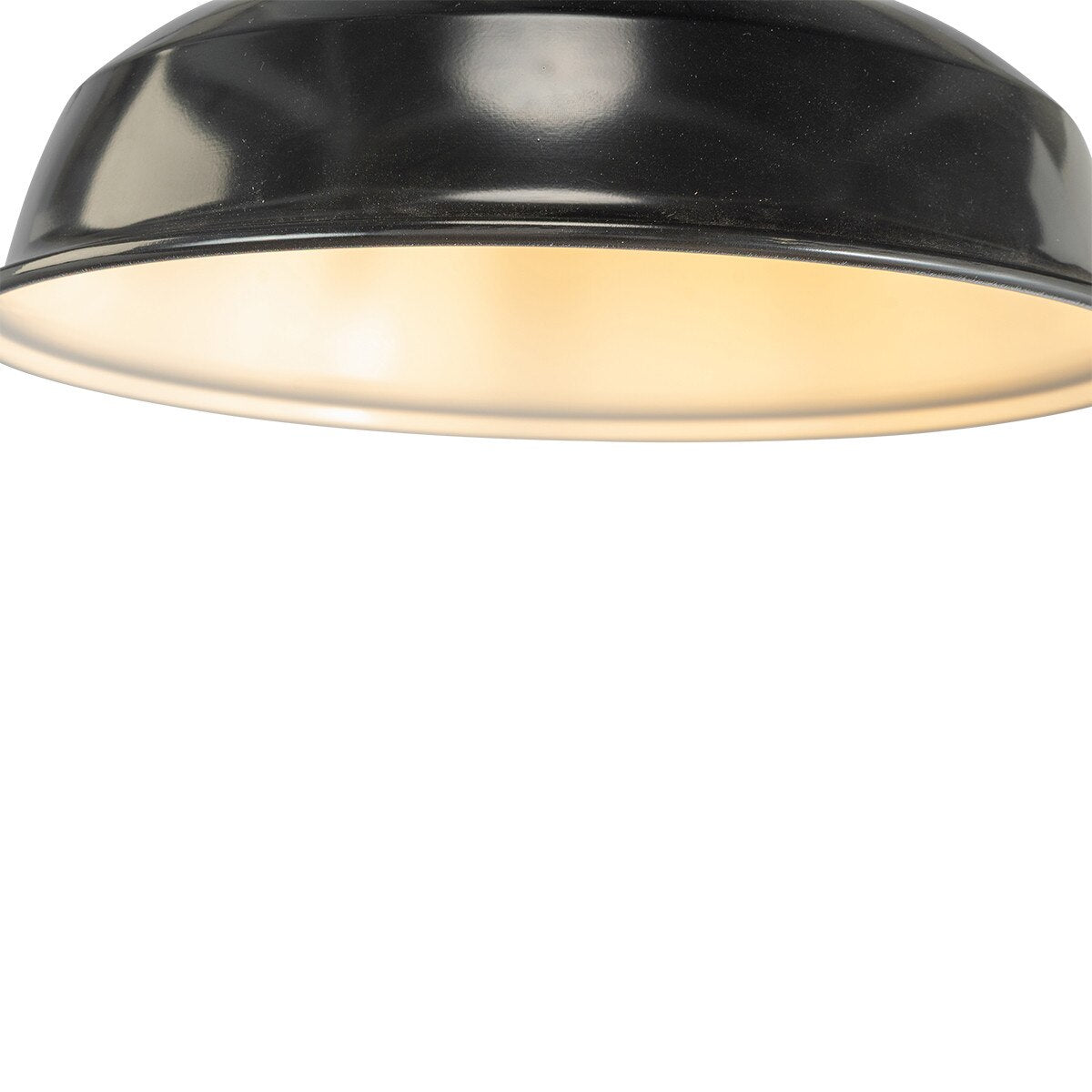Warehouse 300mm Pendant Light on Rod Set 1/2" Patina & Black - 3090376