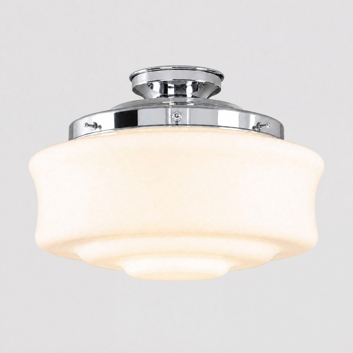 Elwood 12" Batten Fix Light Chrome & Opal Gloss - 3090471