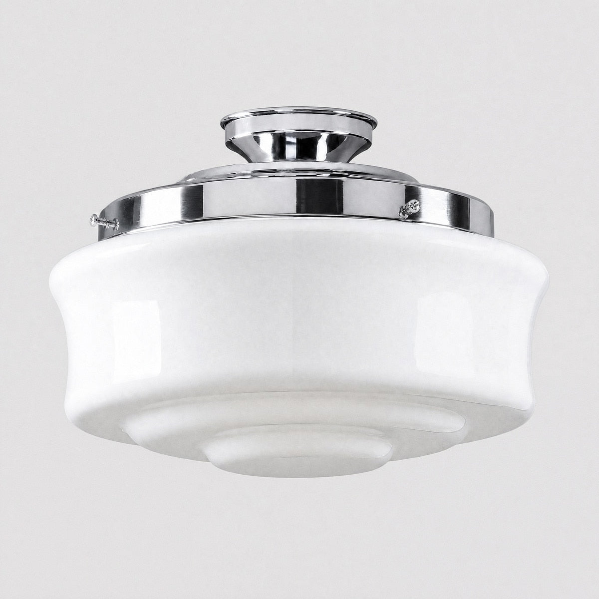 Elwood 12" Batten Fix Light Chrome & Opal Gloss - 3090471