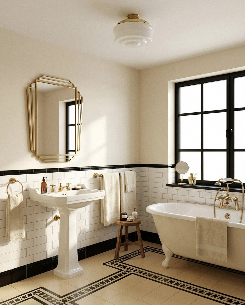 Elwood 12" Batten Fix Light Polished Brass & Opal Gloss - 3090473