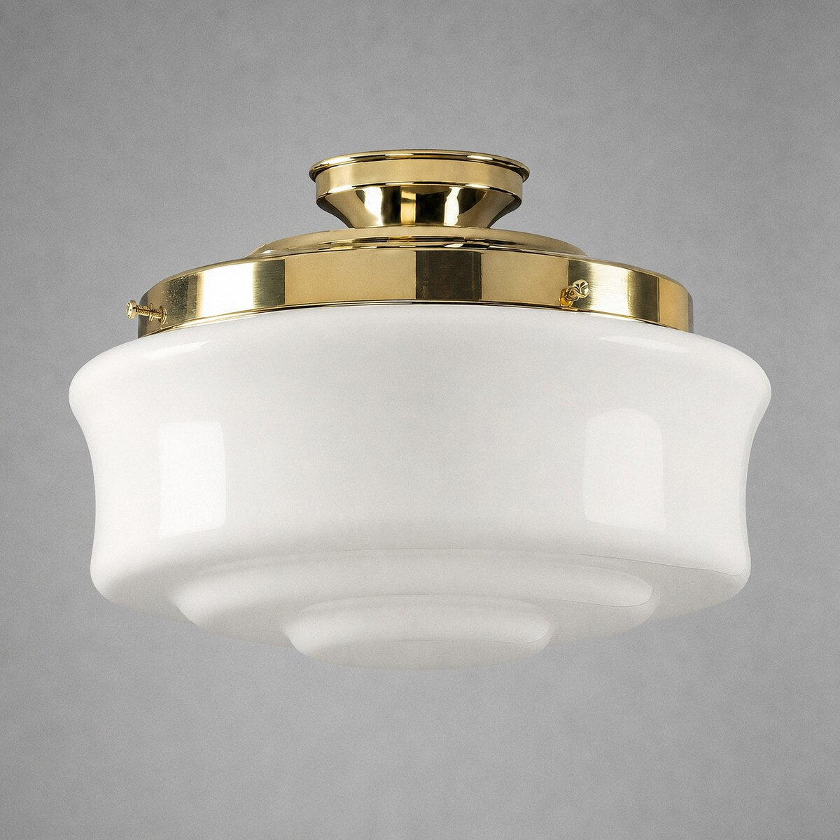 Elwood 12" Batten Fix Light Polished Brass & Opal Gloss - 3090473