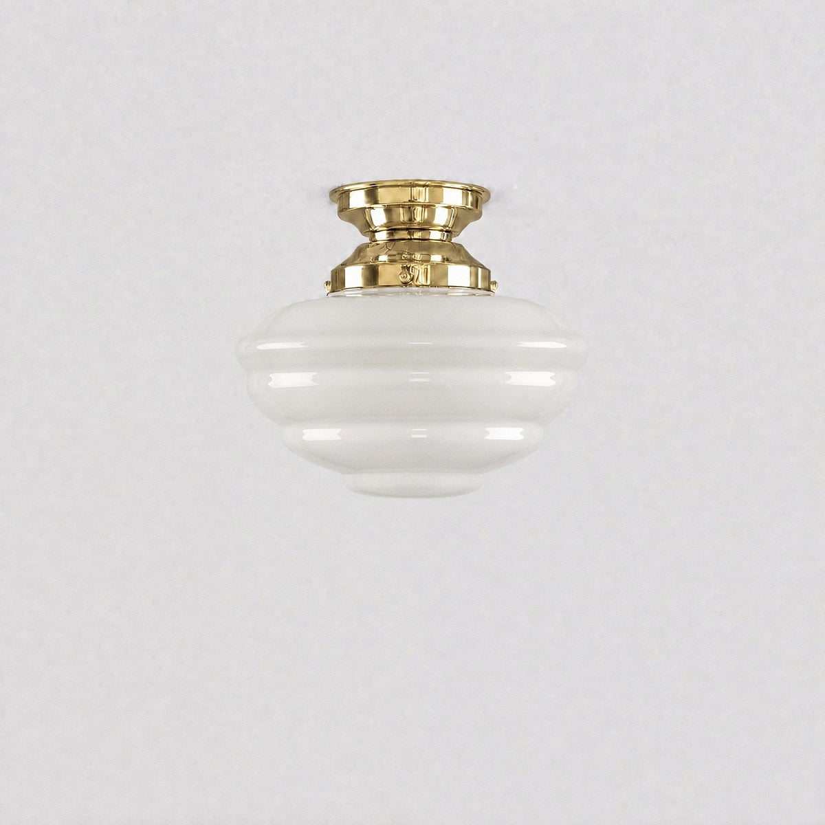 Cannes Batten Fix Light Polished Brass & Opal Gloss - 3090489