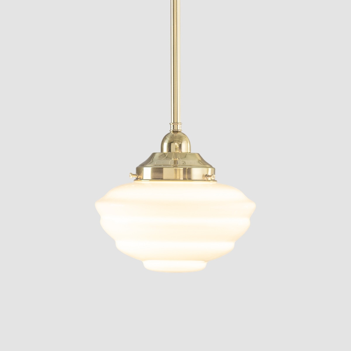 Cannes Pendant Light Polished Brass & Opal Gloss - 3090492