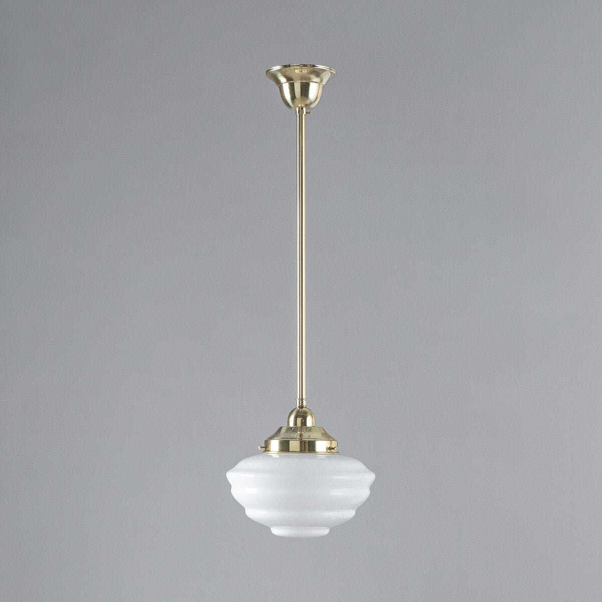Cannes Pendant Light Polished Brass & Opal Gloss - 3090492