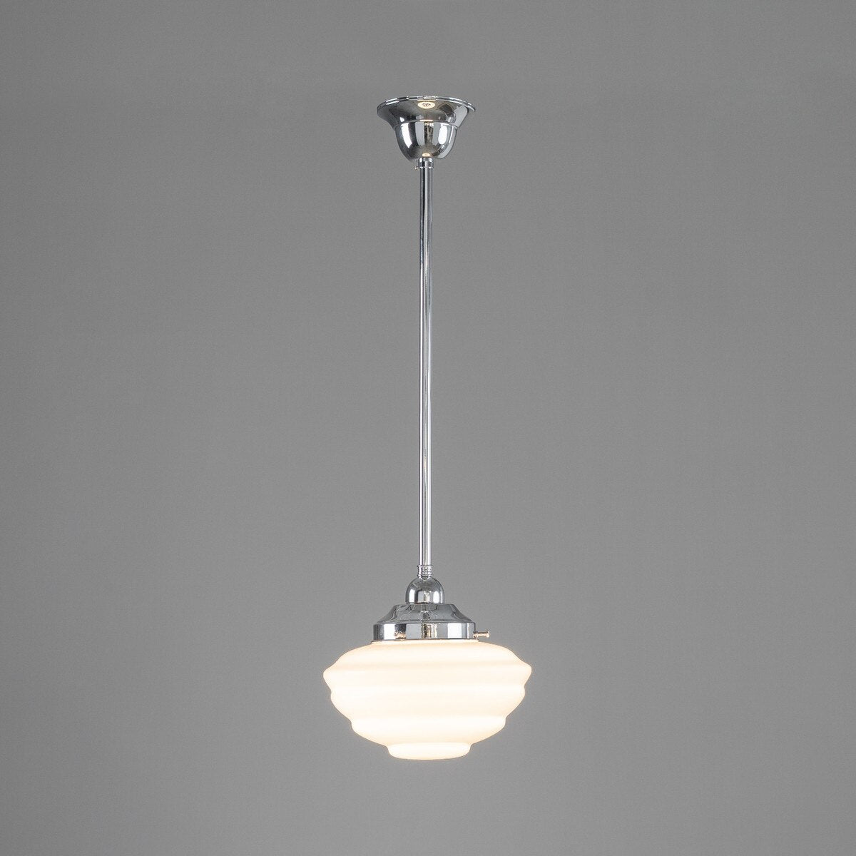 Cannes Pendant Light Chrome & Opal Gloss - 3090493