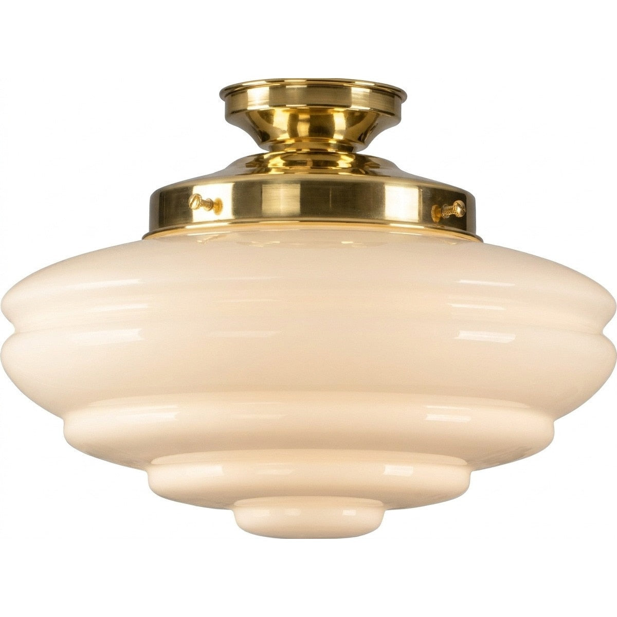 Chateau Batten Fix Light Polished Brass & Opal Gloss - 3090495