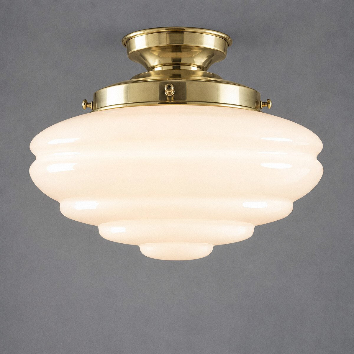 Chateau Batten Fix Light Polished Brass & Opal Gloss - 3090495