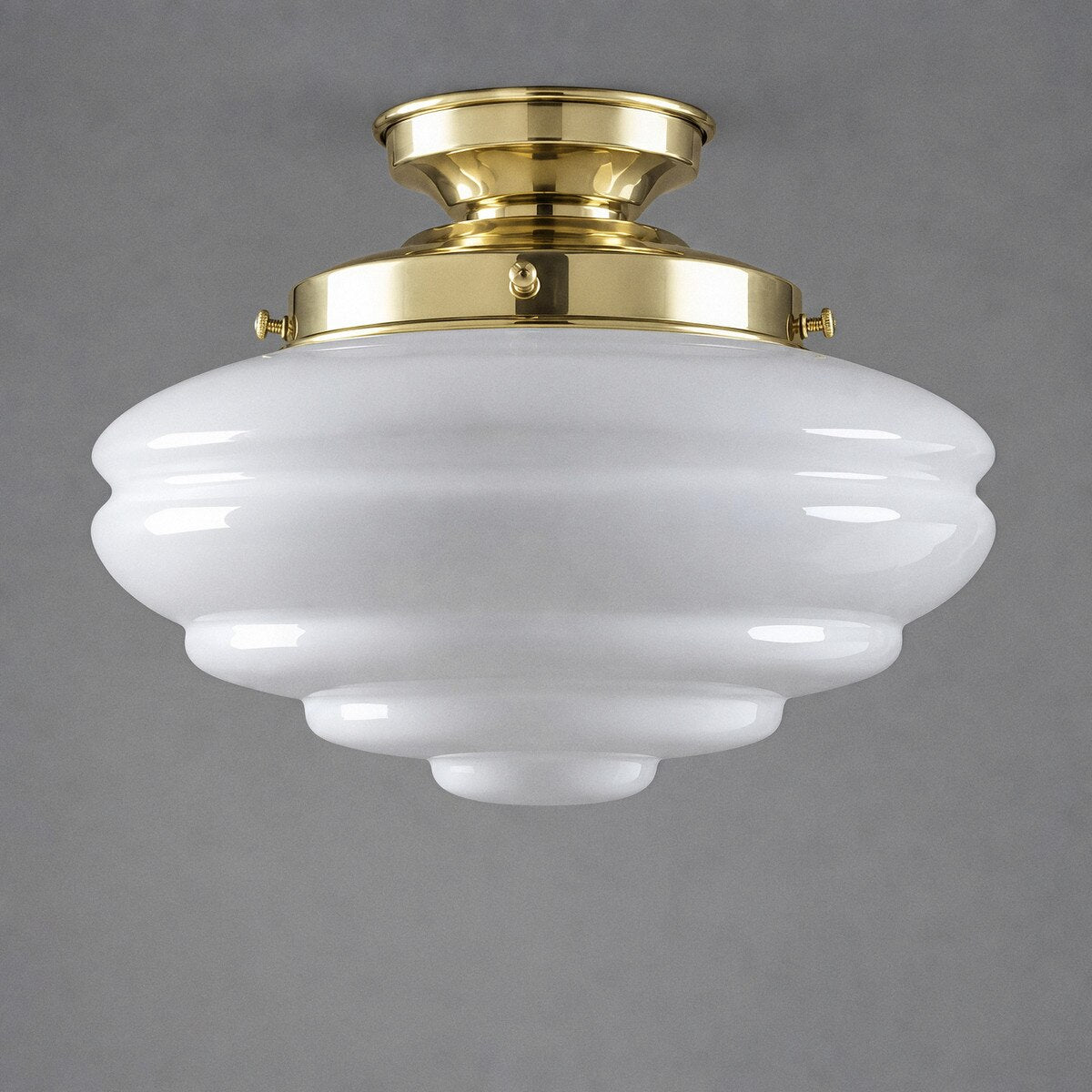 Chateau Batten Fix Light Polished Brass & Opal Gloss - 3090495
