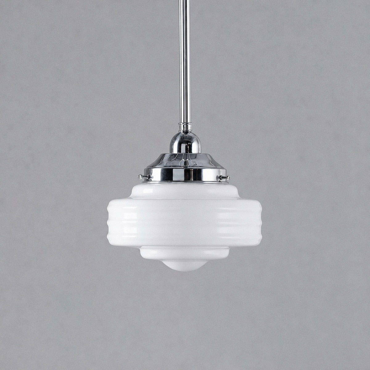 Detroit 8" Pendant Light Chrome & Opal Gloss - 3090511