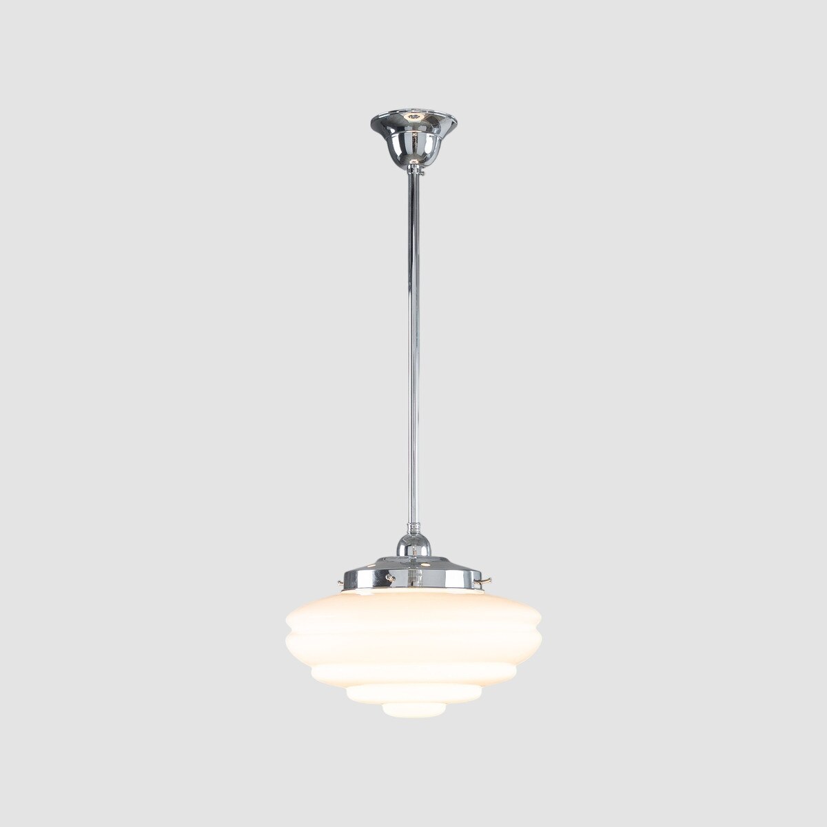 Detroit 8" Pendant Light Chrome & Opal Gloss - 3090511
