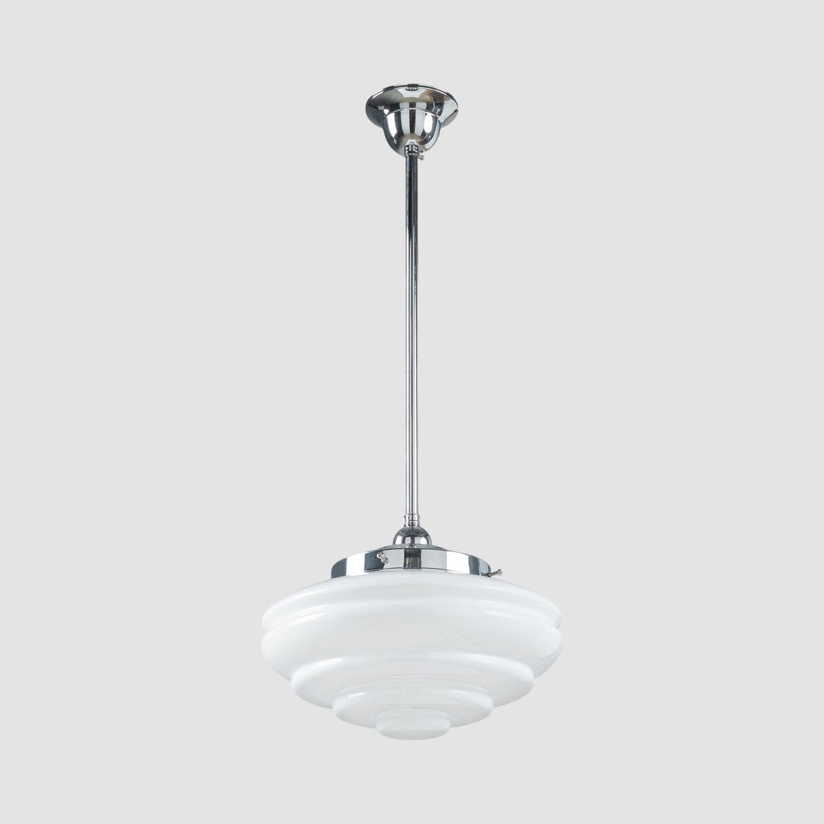 Detroit 8" Pendant Light Chrome & Opal Gloss - 3090511