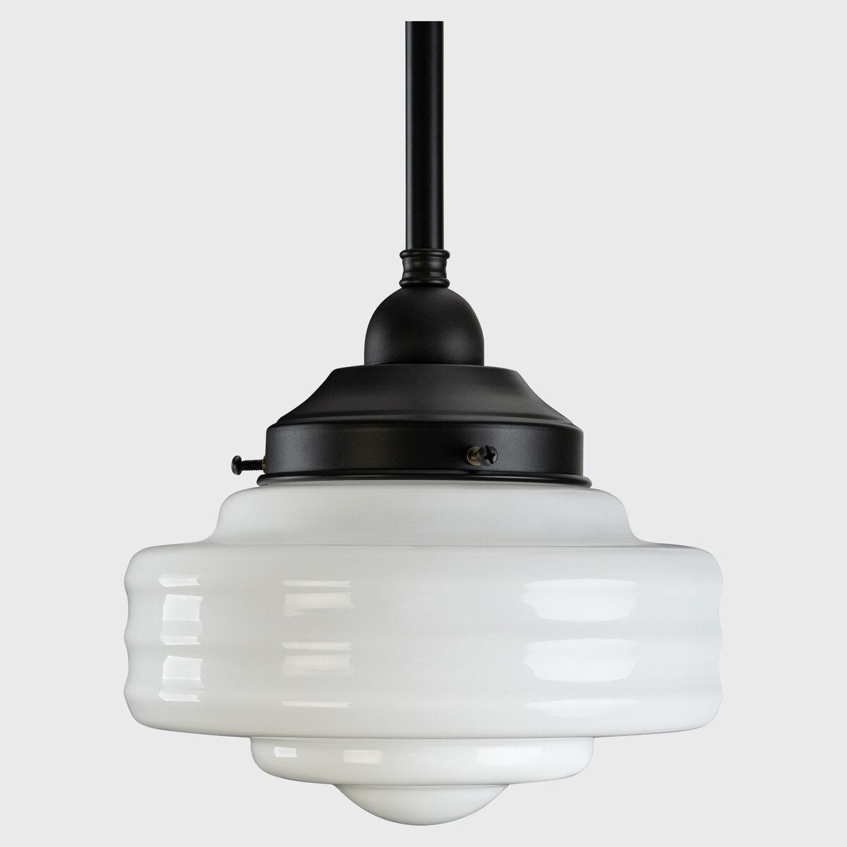 Detroit 8" Pendant Light Patina & Opal Gloss - 3090512