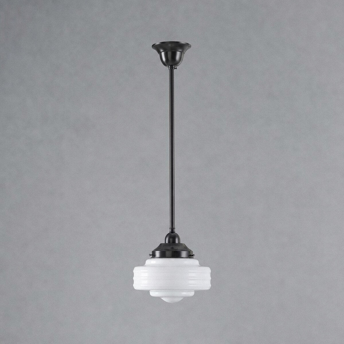 Detroit 8" Pendant Light Patina & Opal Gloss - 3090512