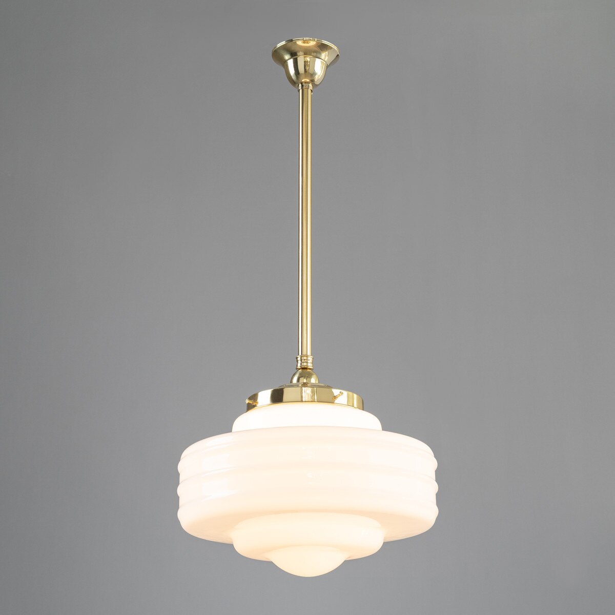 Detroit 14" Pendant Light Polished Brass - 3090516