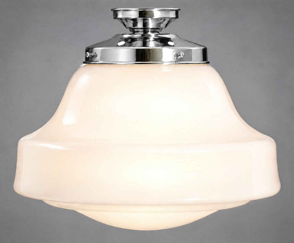 Lincoln Schoolhouse Batten Fix Light Chrome & Opal Gloss - 3090520