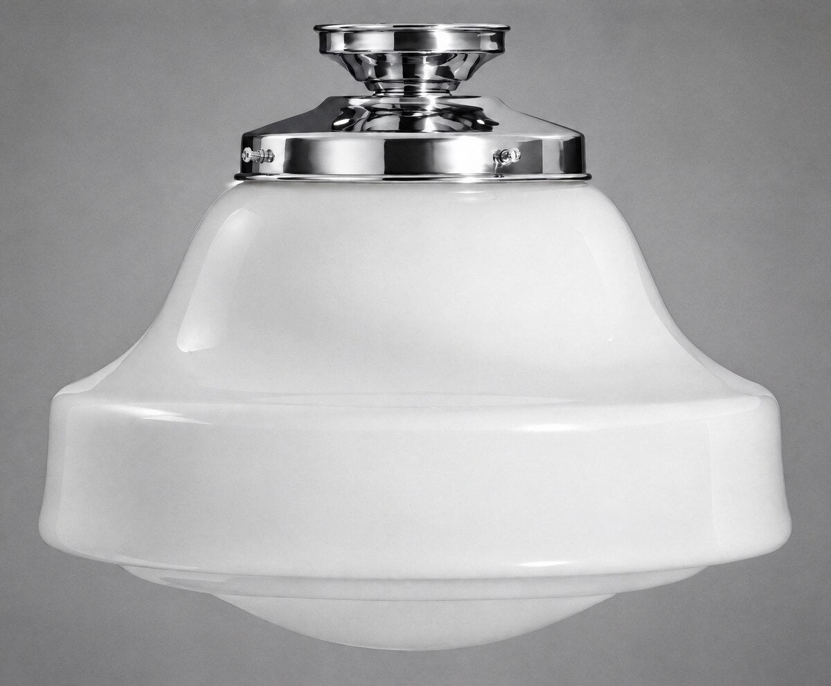 Lincoln Schoolhouse Batten Fix Light Chrome & Opal Gloss - 3090520