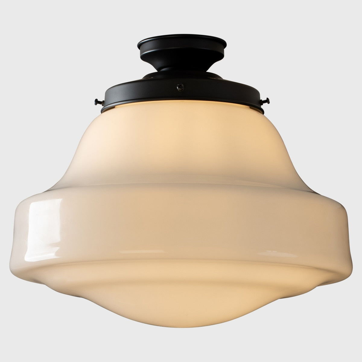 Lincoln Schoolhouse Batten Fix Light Patina & Opal Gloss - 3090521