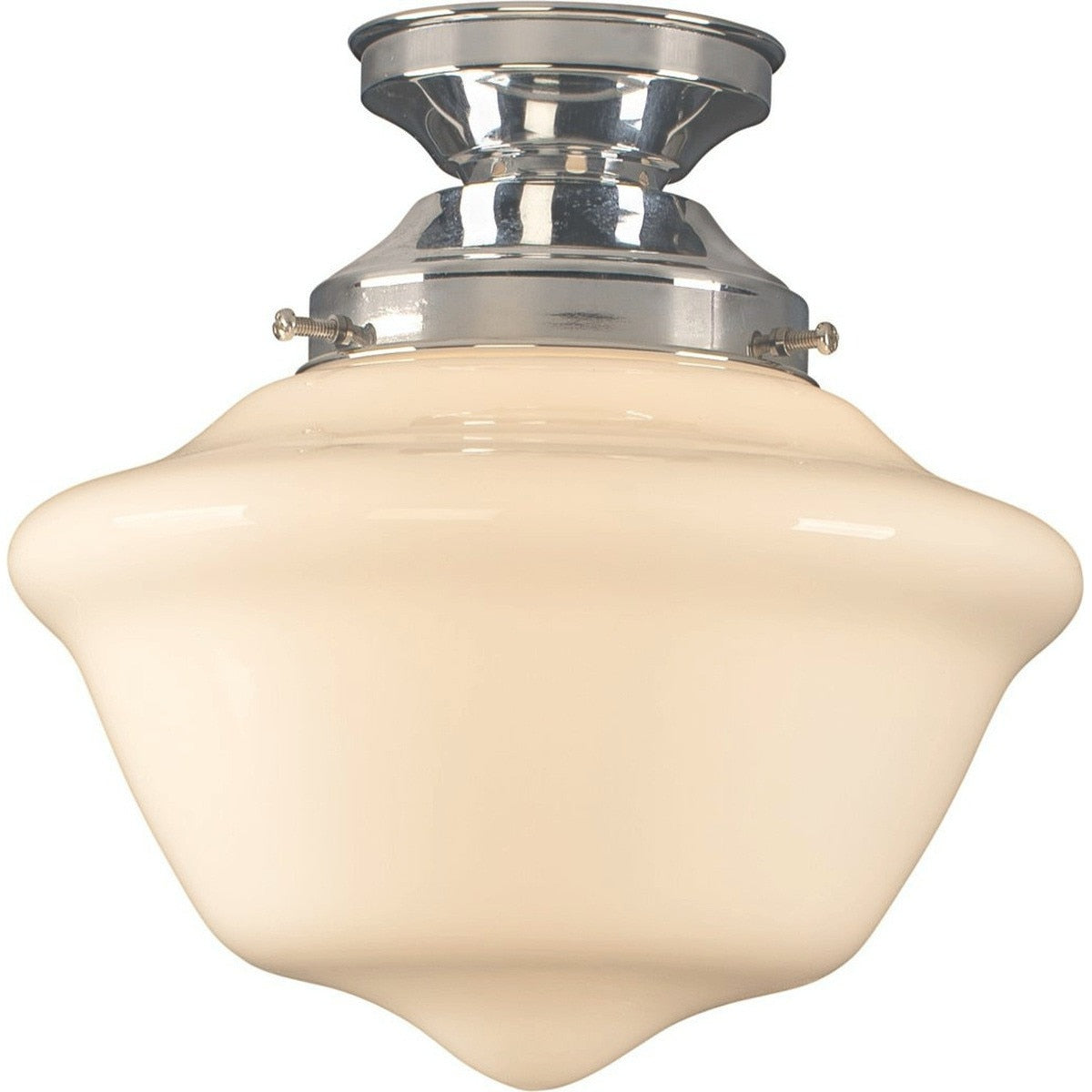 Victorian Schoolhouse 9" Batten Fix Light Chrome & Opal Gloss - 3090532