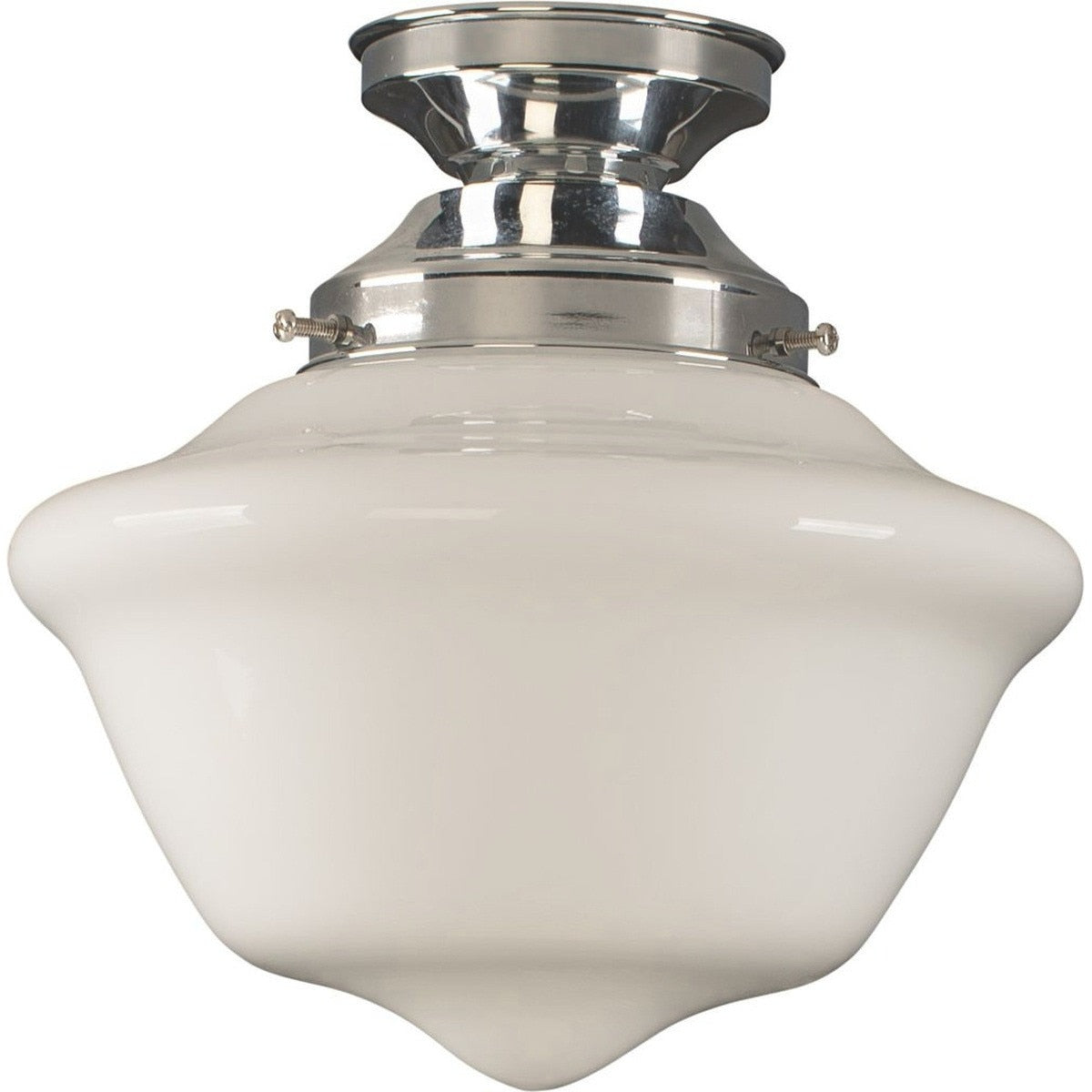 Victorian Schoolhouse 9" Batten Fix Light Chrome & Opal Gloss - 3090532
