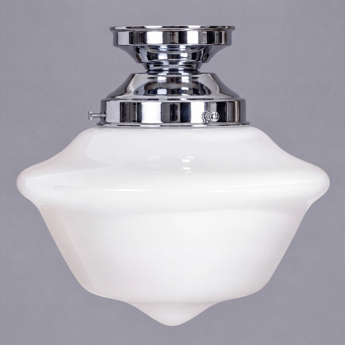 Victorian Schoolhouse 9" Batten Fix Light Chrome & Opal Gloss - 3090532