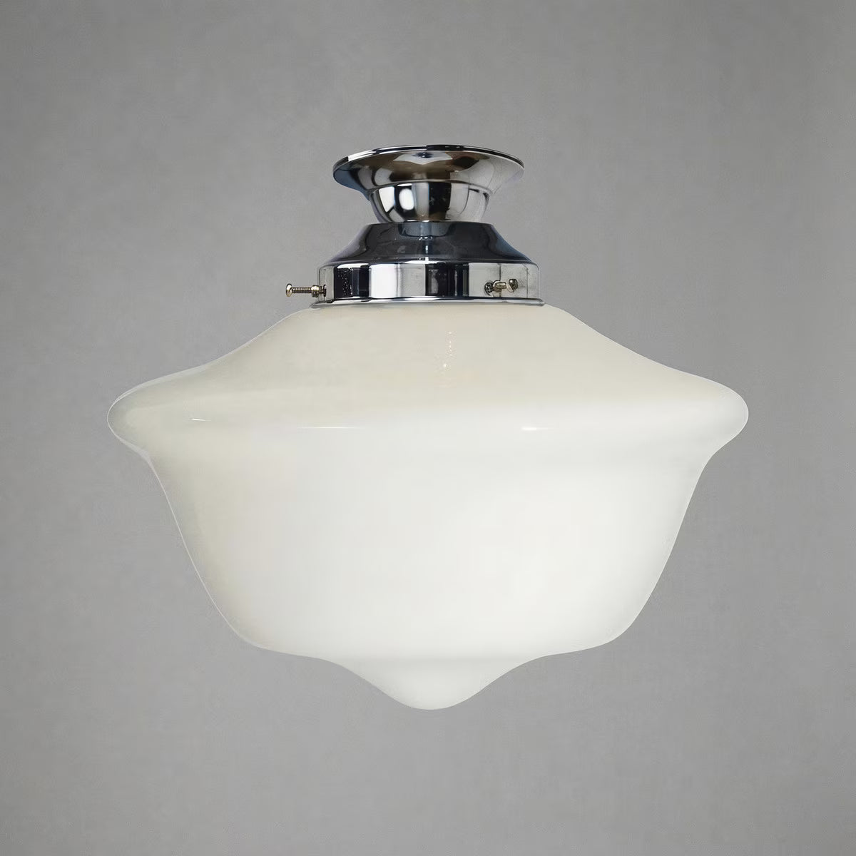 Victorian Schoolhouse 12" Batten Fix Light Chrome & Opal Gloss - 3090538