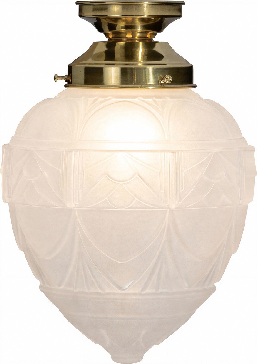 Asheville Batten Light Polished Brass & Frost - 3090543