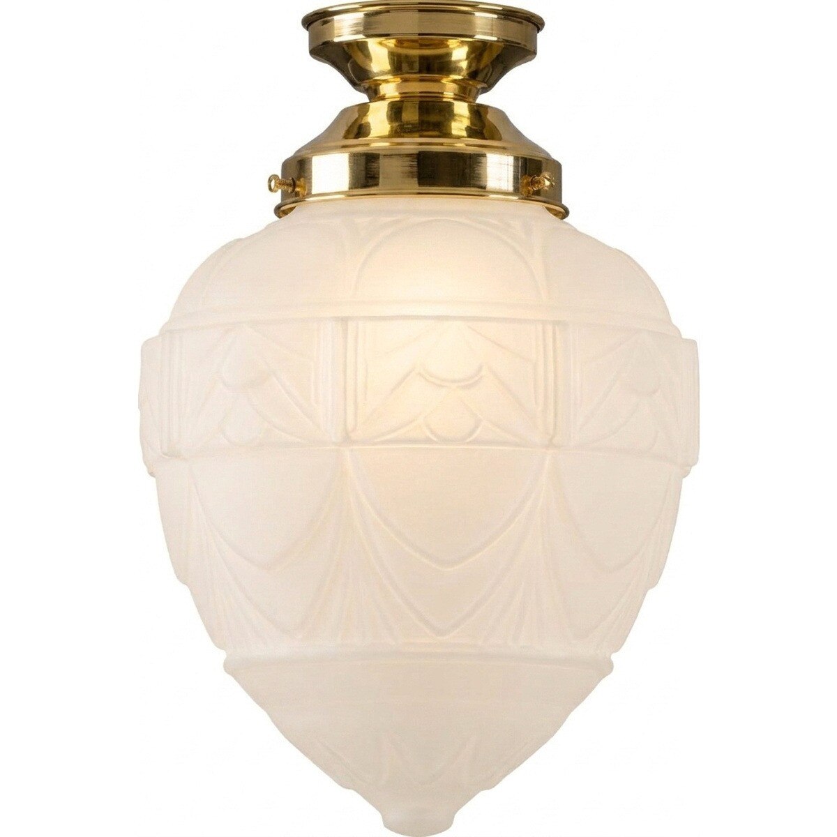 Asheville Batten Light Polished Brass & Frost - 3090543