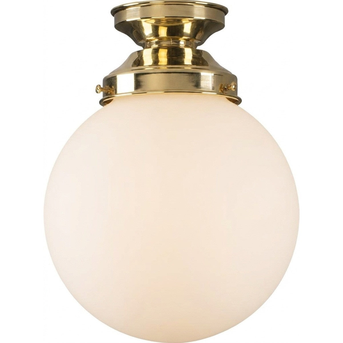 Sphere 8" Batten Light Polished Brass & Opal Matt - 3090549
