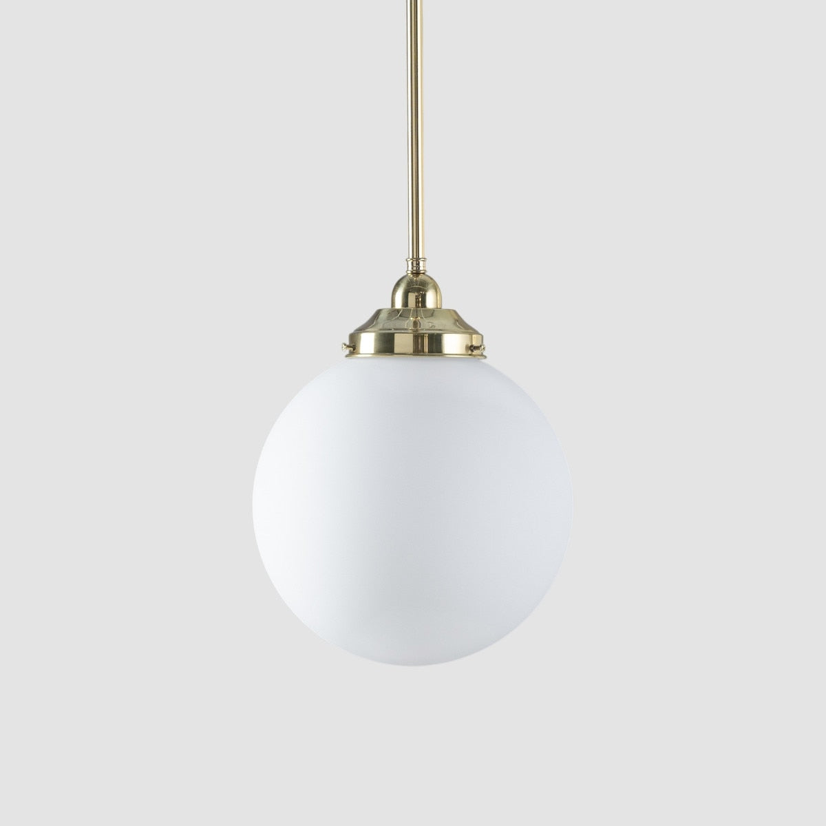 Sphere 10" Pendant Light Polished Brass & Opal Matte - 3090562