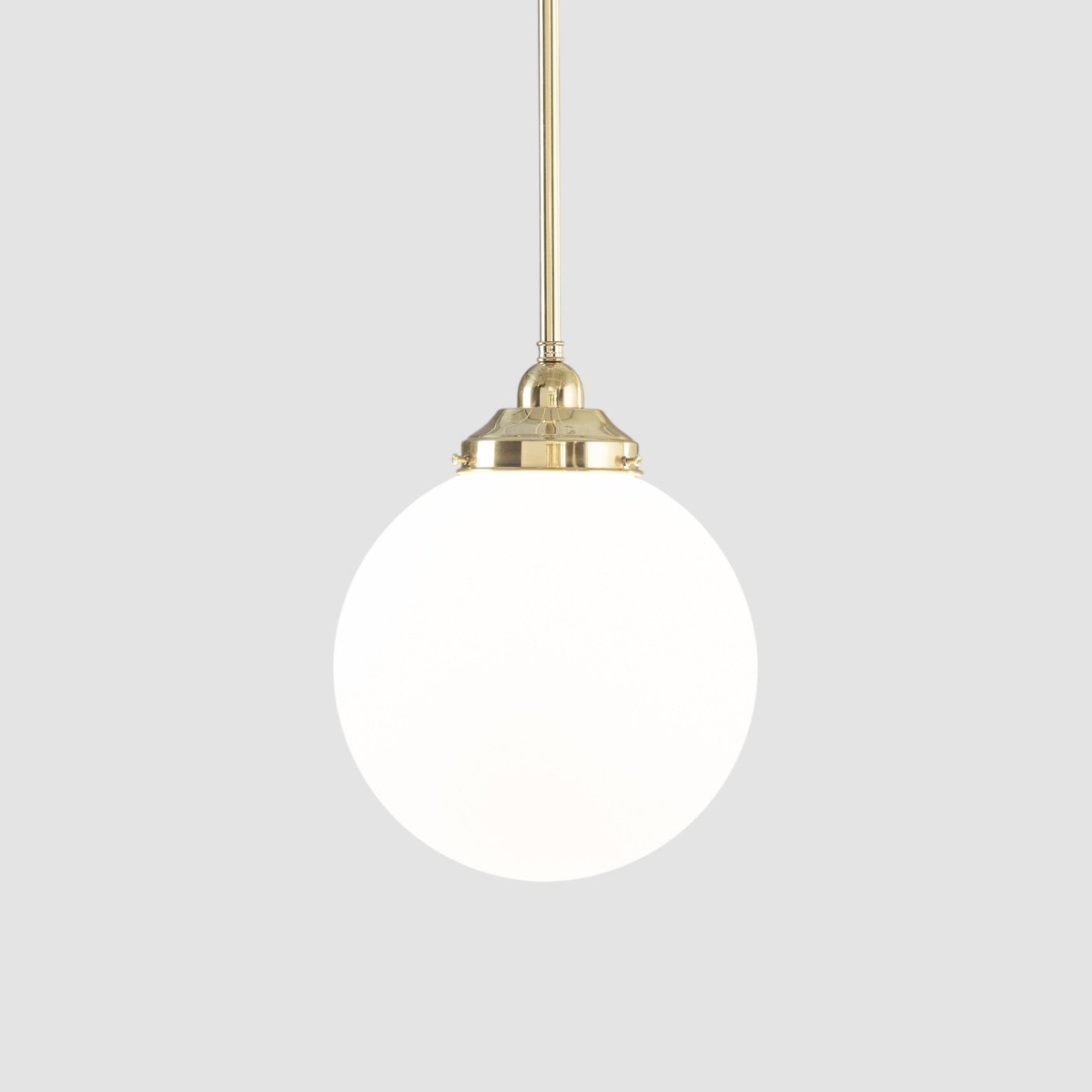 Sphere 10" Pendant Light Polished Brass & Opal Matte - 3090562