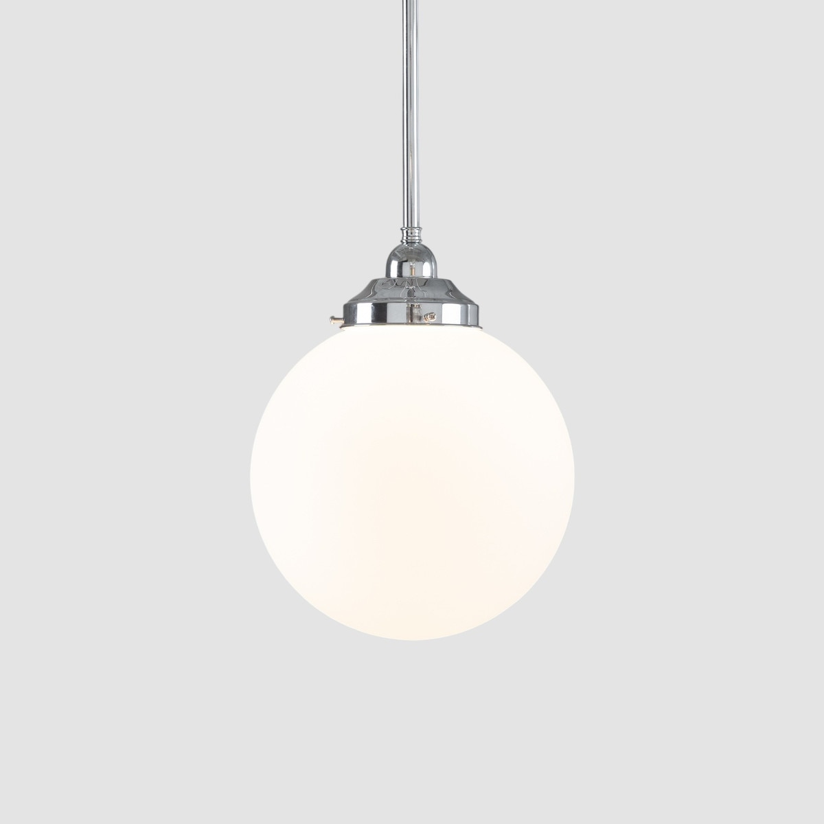 Sphere 10" Pendant Light Chrome & Opal Matte - 3090563