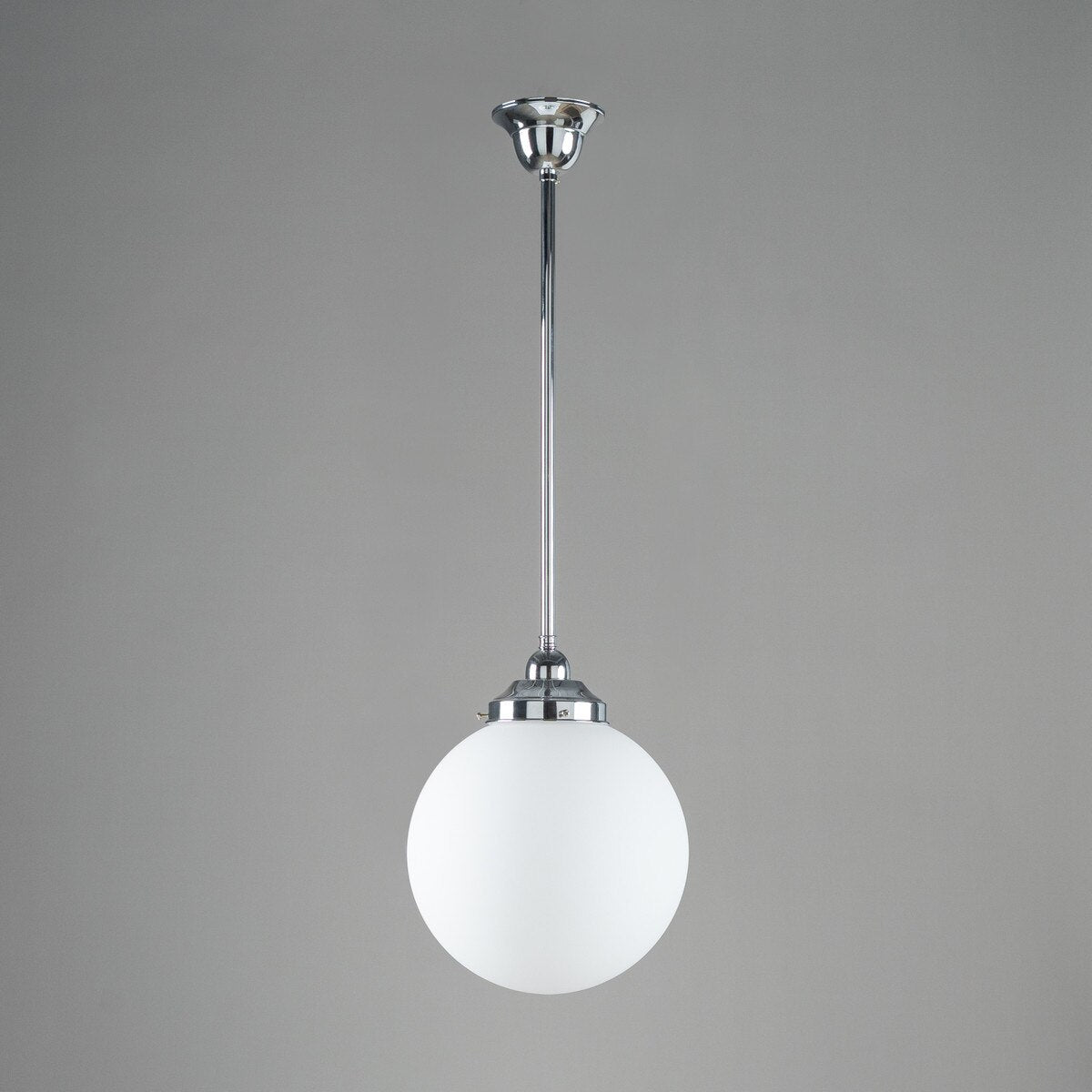 Sphere 10" Pendant Light Chrome & Opal Matte - 3090563