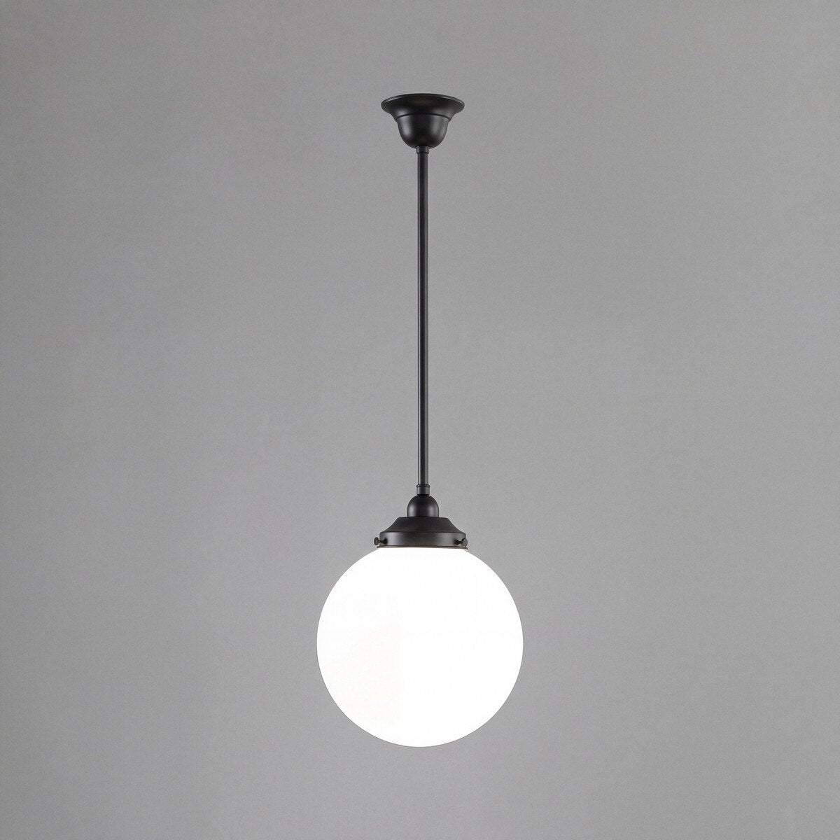 Sphere 10" Pendant Light Patina & Opal Matte - 3090564