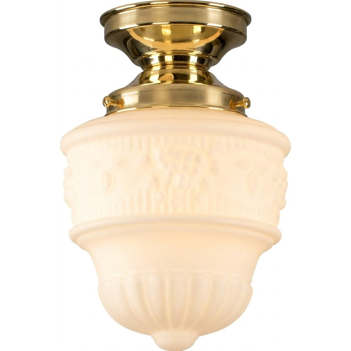 Senator 6" Batten Light Polished Brass & Opal Matt - 3090575