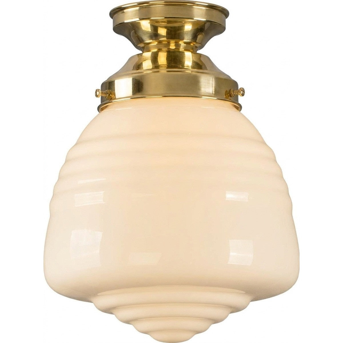 Domec Batten Fix Light Polished Brass & Opal Gloss - 3090596