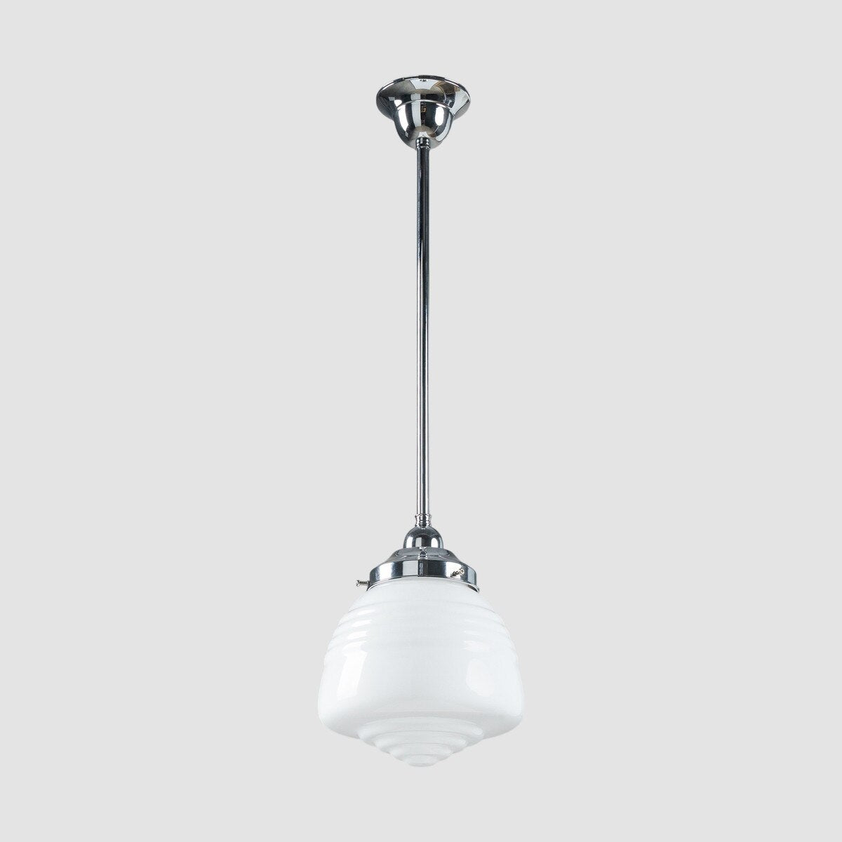Domec Pendant Light Chrome & Opal Gloss - 3090599