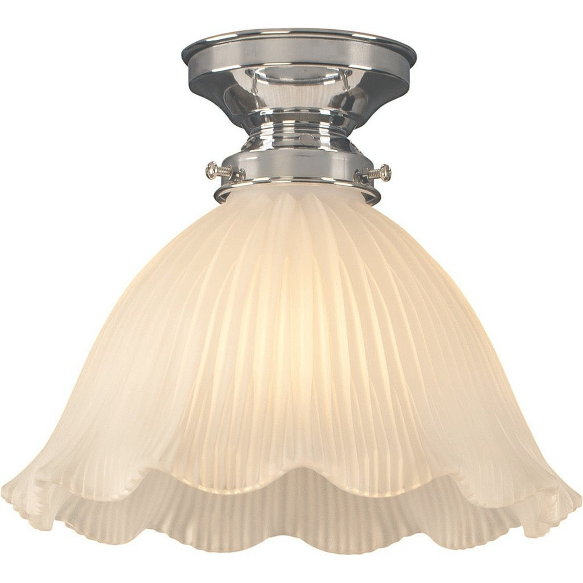 Hallophane 9" Batten Fix Light Chrome & Frost - 3090611