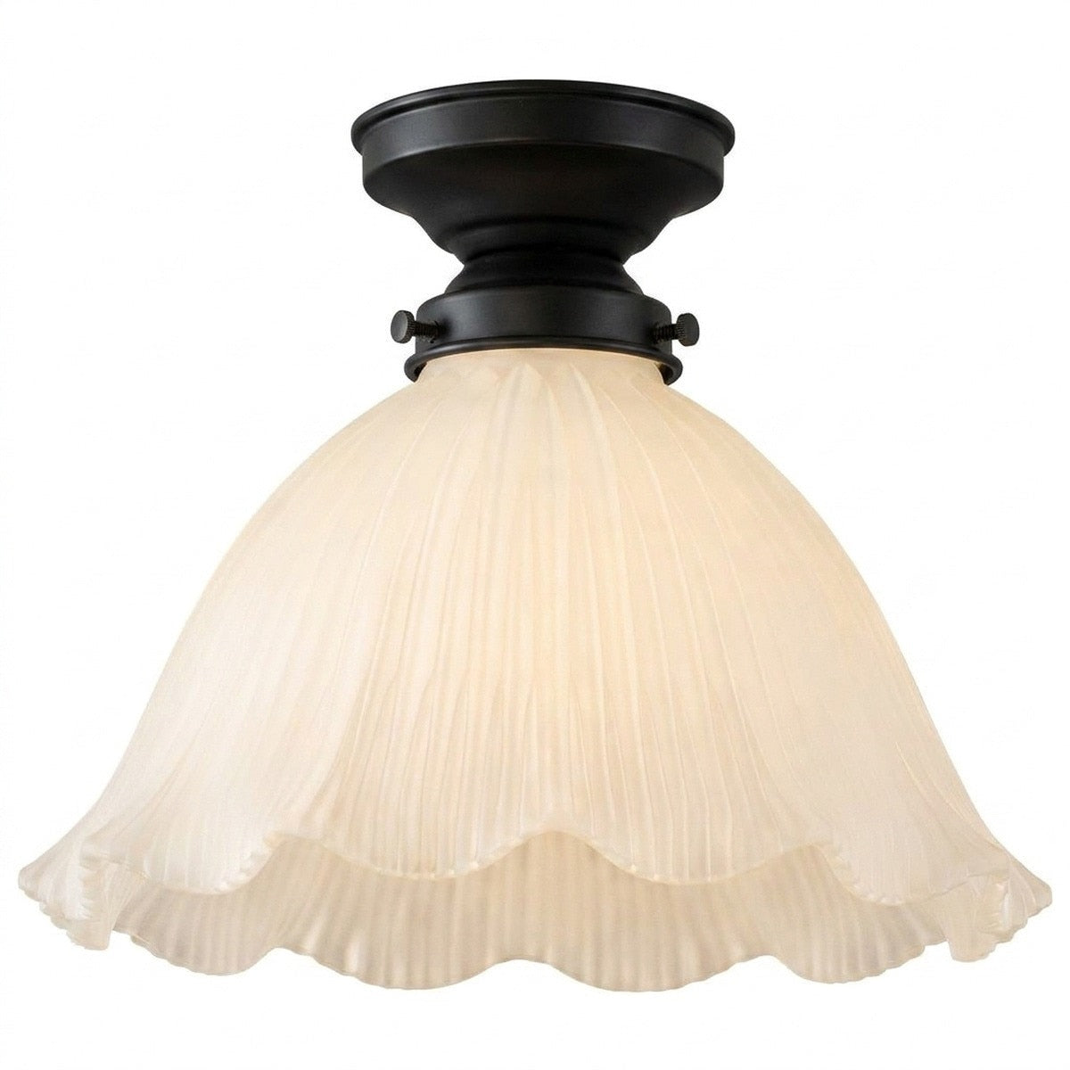 Hallophane 9" Batten Fix Light Patina & Frost - 3090613