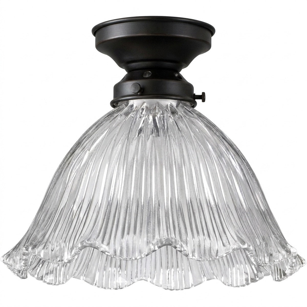 Hallophane 9" Batten Fix Light Patina & Clear - 3090614