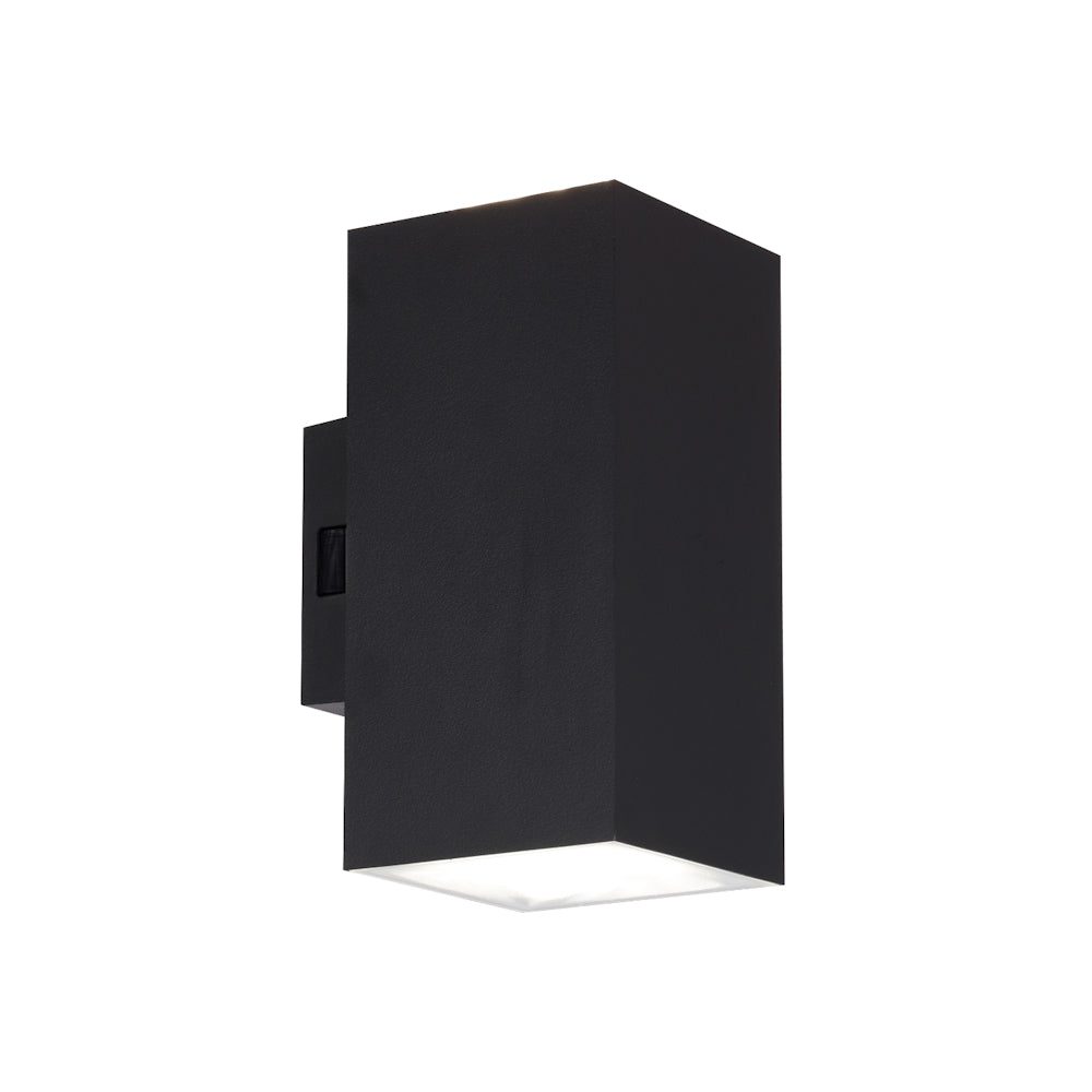 Lorsa LED Up & Down Wall Light 18W TRI Colour Black - LORSA EXWB2-BK