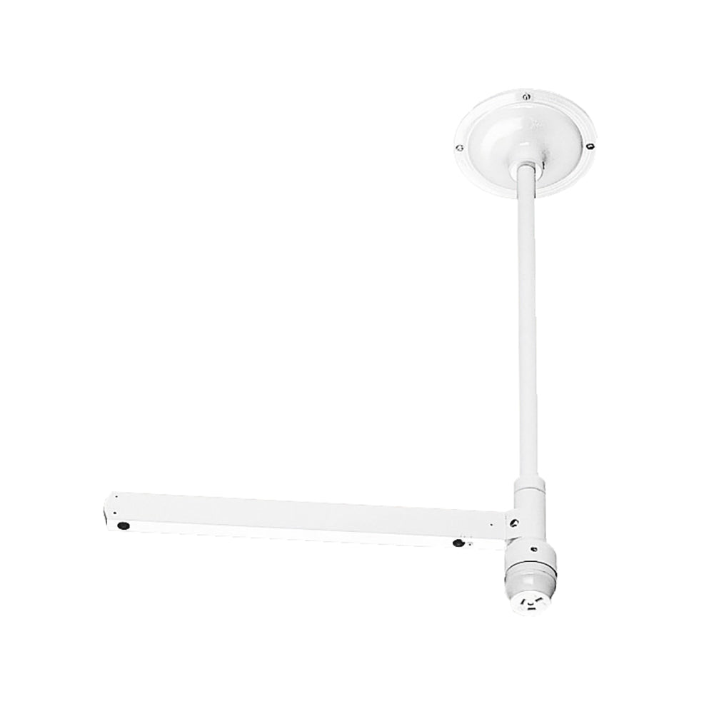 Ceiling Mount with Full 360degree Rotation White - LSM-16-WH