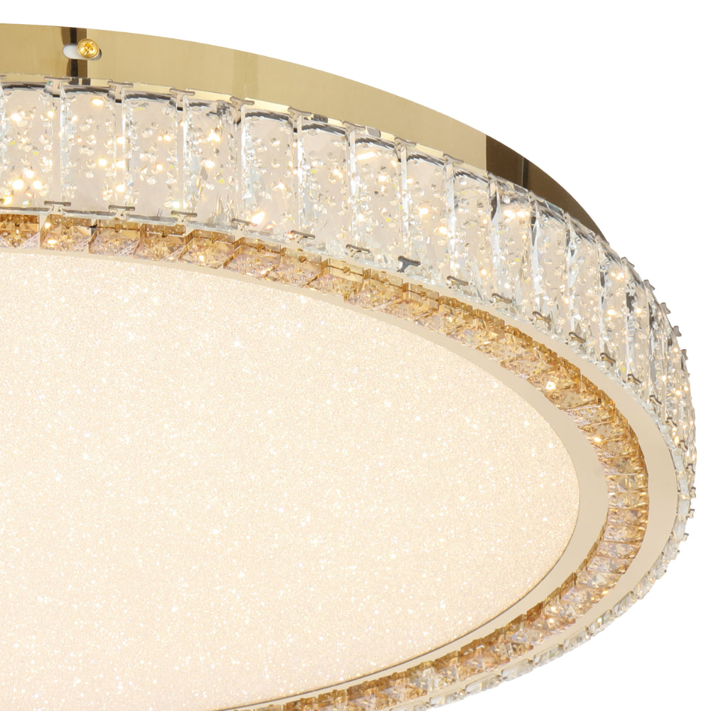 Lucent LED Large Oyster 128W TRI Colour Gold - LUCENT OY60-GD