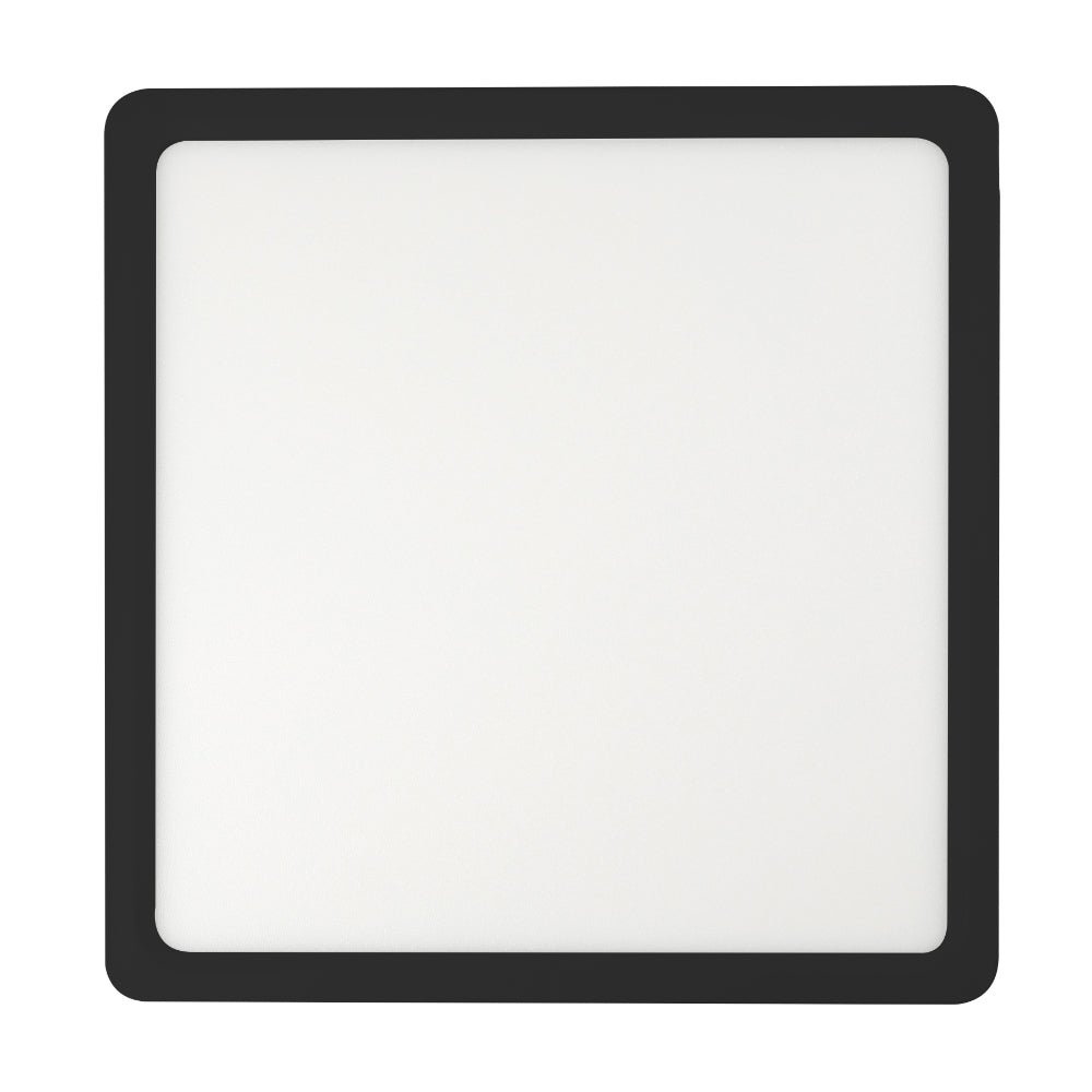 Lunos 400mm LED Oyster Light 30W TRI Colour Black - LUNOS OY40.3C-BK