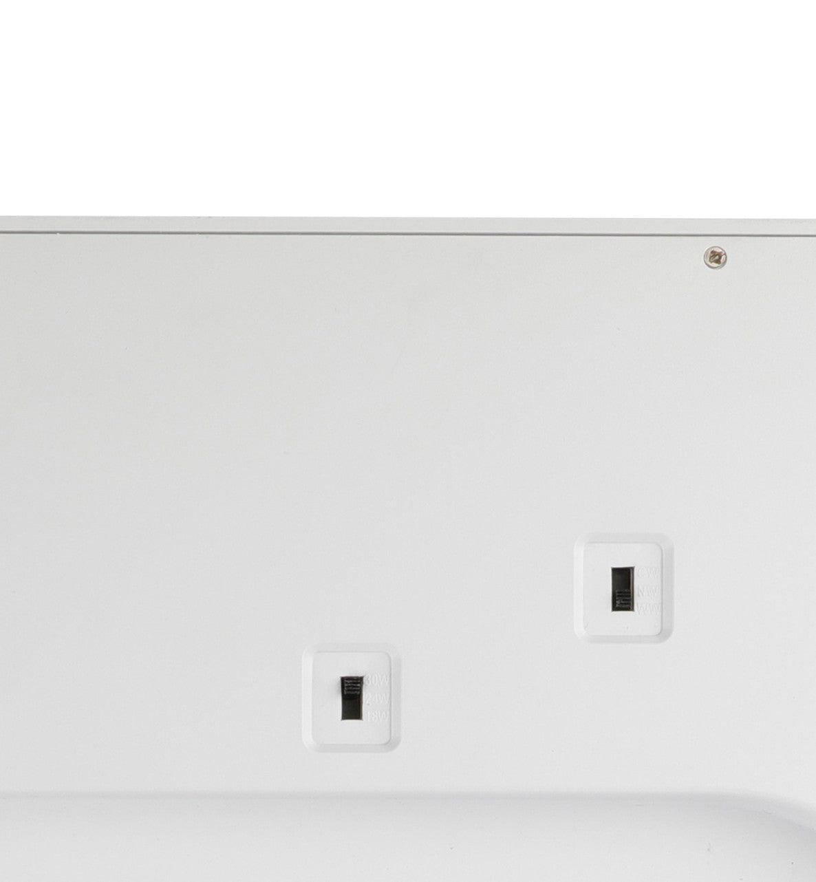 Lunos 230mm LED Oyster Light 18W TRI Colour White - LUNOS OY23.3C-WH