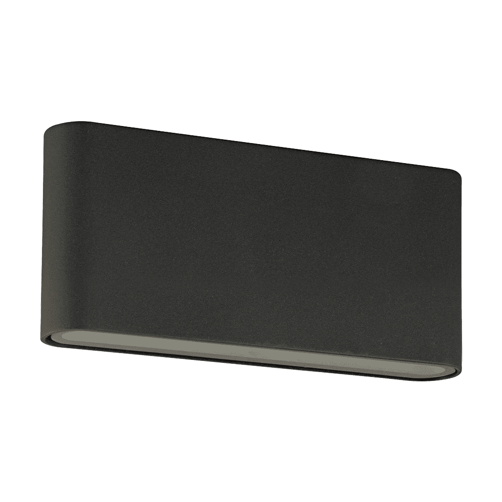 Lynx Medium LED Wall Light 240V 7W 3CCT Black - 10562
